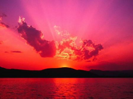 coucher de soleil